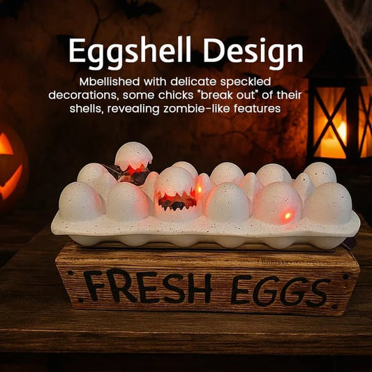 🐣Halloween Zombie Chick Lantern – Cute Yet Creepy Spooky Decor 🎃