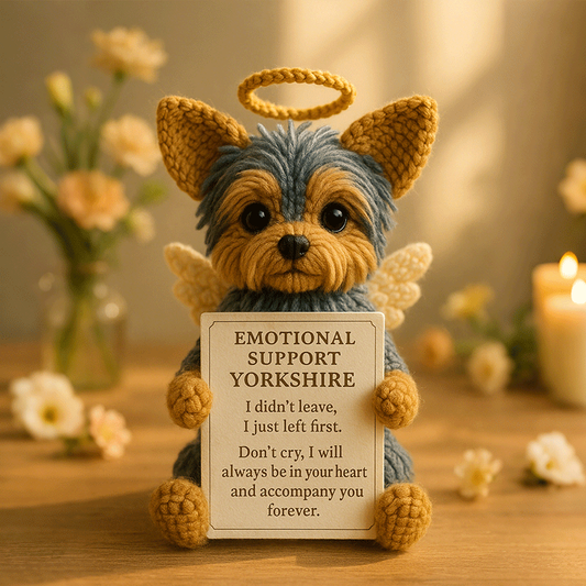 🎁Yorkshire Terrier Memorial Emotional Support Crochet✨