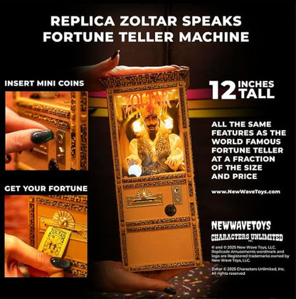 🎁Miniature replica fortune-telling machine - with animation🔮