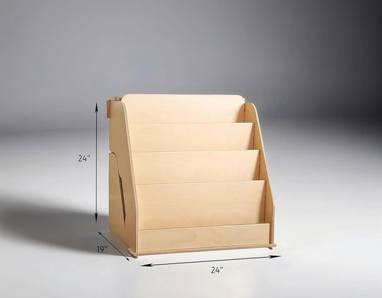 🌟 Montessori Toddler Bookshelf (with Hidden Drawer)📙