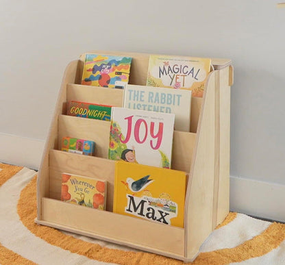 🌟 Montessori Toddler Bookshelf (with Hidden Drawer)📙