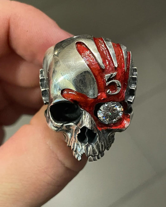 👊🏻💀👊🏻Five Finger Death Punch Skull Ring👻