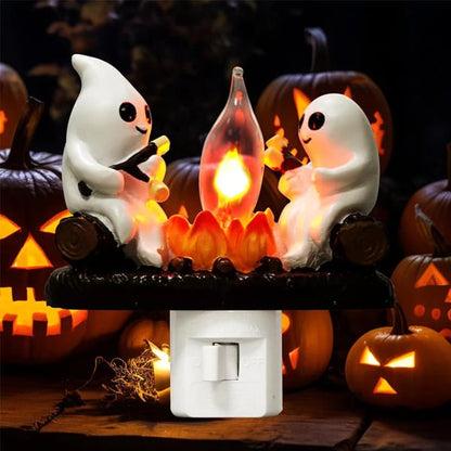 ✨Ghost Campfire Flickering Nightlight🎄