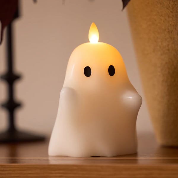🎉Halloween Pumpkin and Ghost Flameless Candles🎀