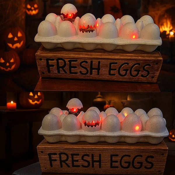 🐣Halloween Zombie Chick Lantern – Cute Yet Creepy Spooky Decor 🎃