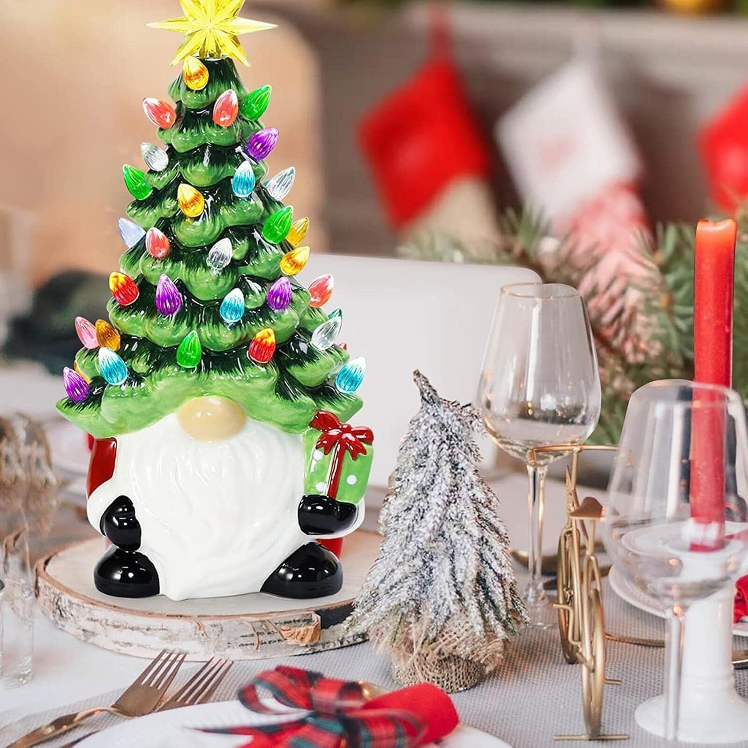 🎁Christmas dwarf decoration with light✨