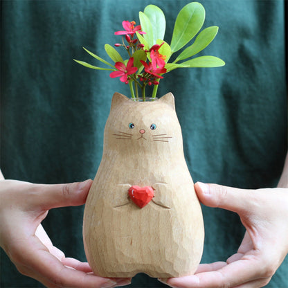 🐱Handmade Cat Vase💕