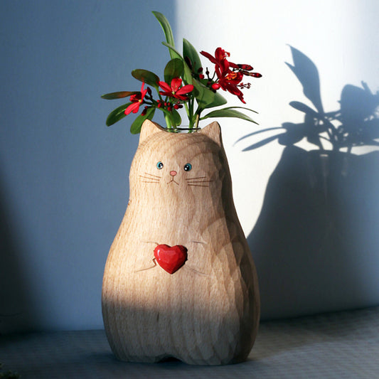 🐱Handmade Cat Vase💕